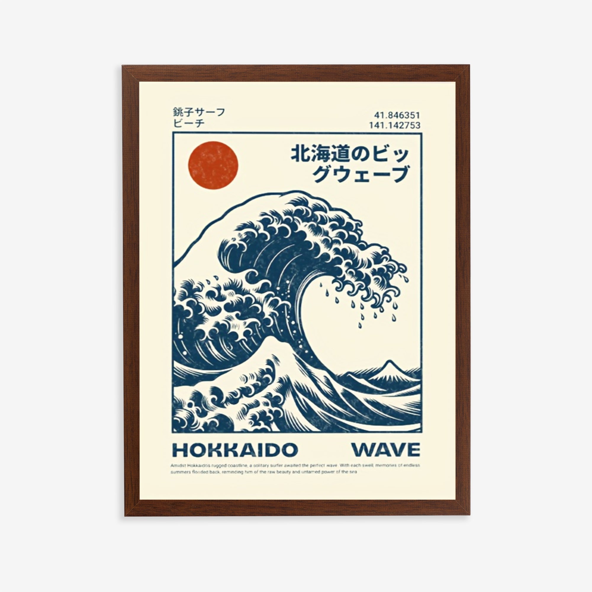 Hokusai Wave Poster Print