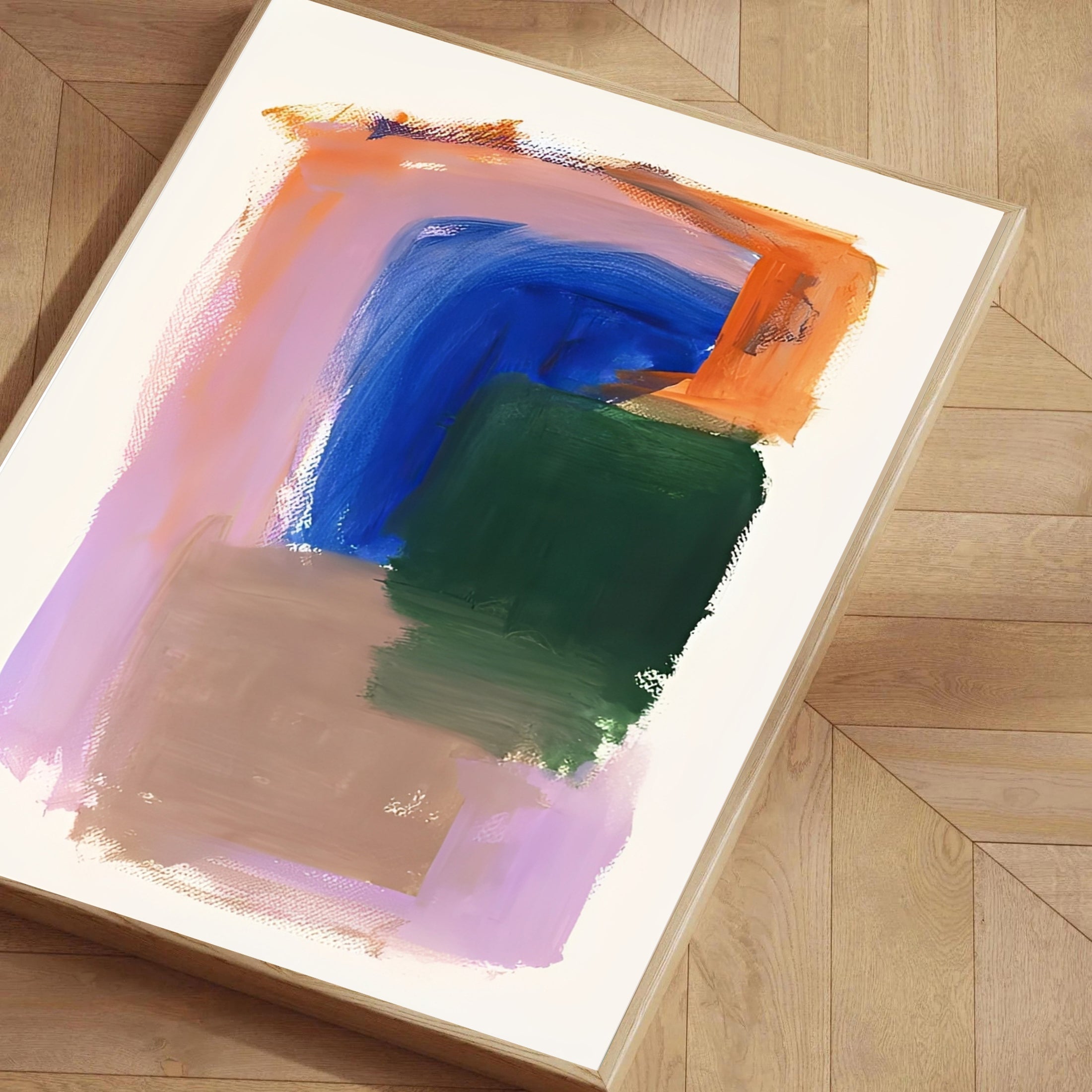 Colorful Modern Abstract Art Print