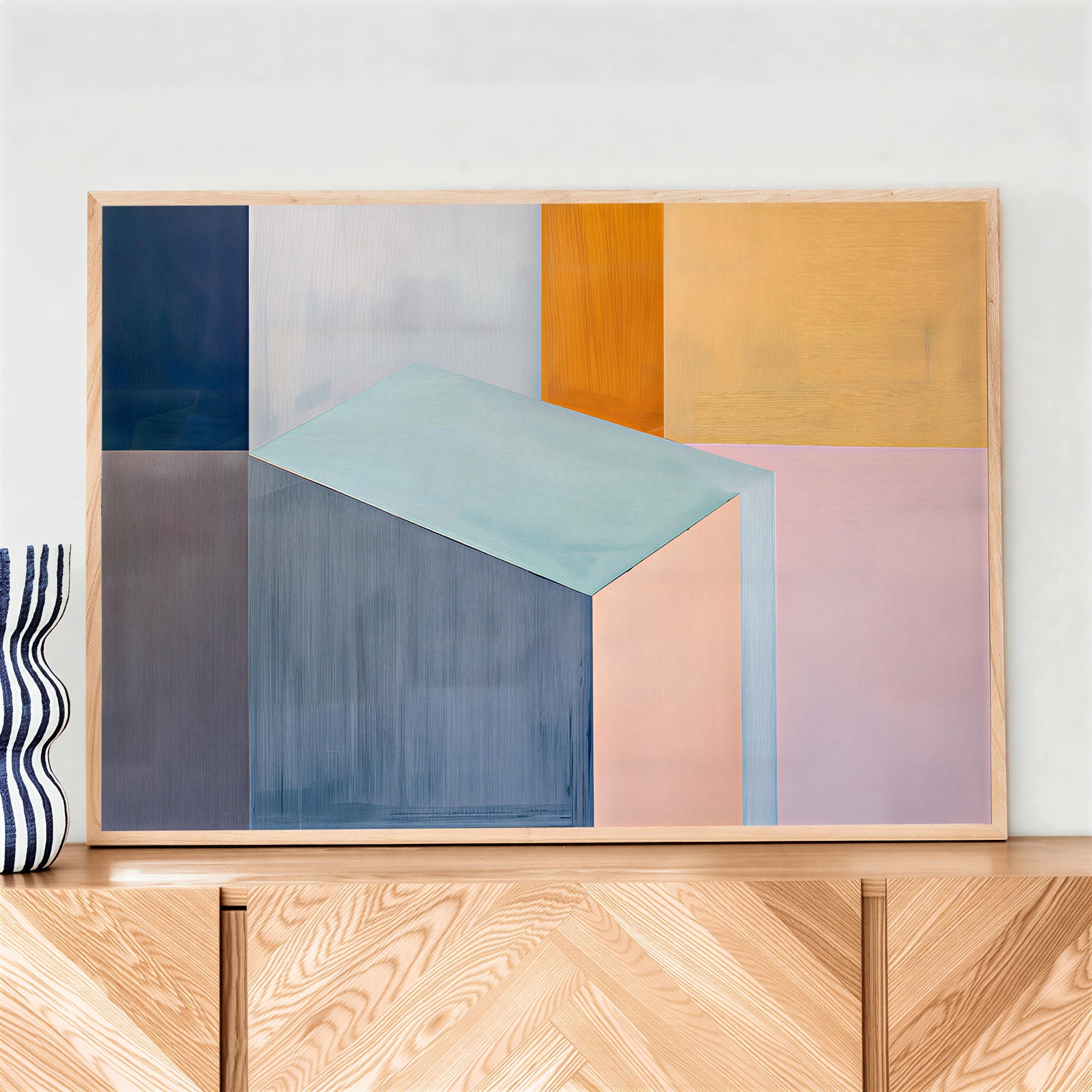 Geometric Abstract Wall Art Print