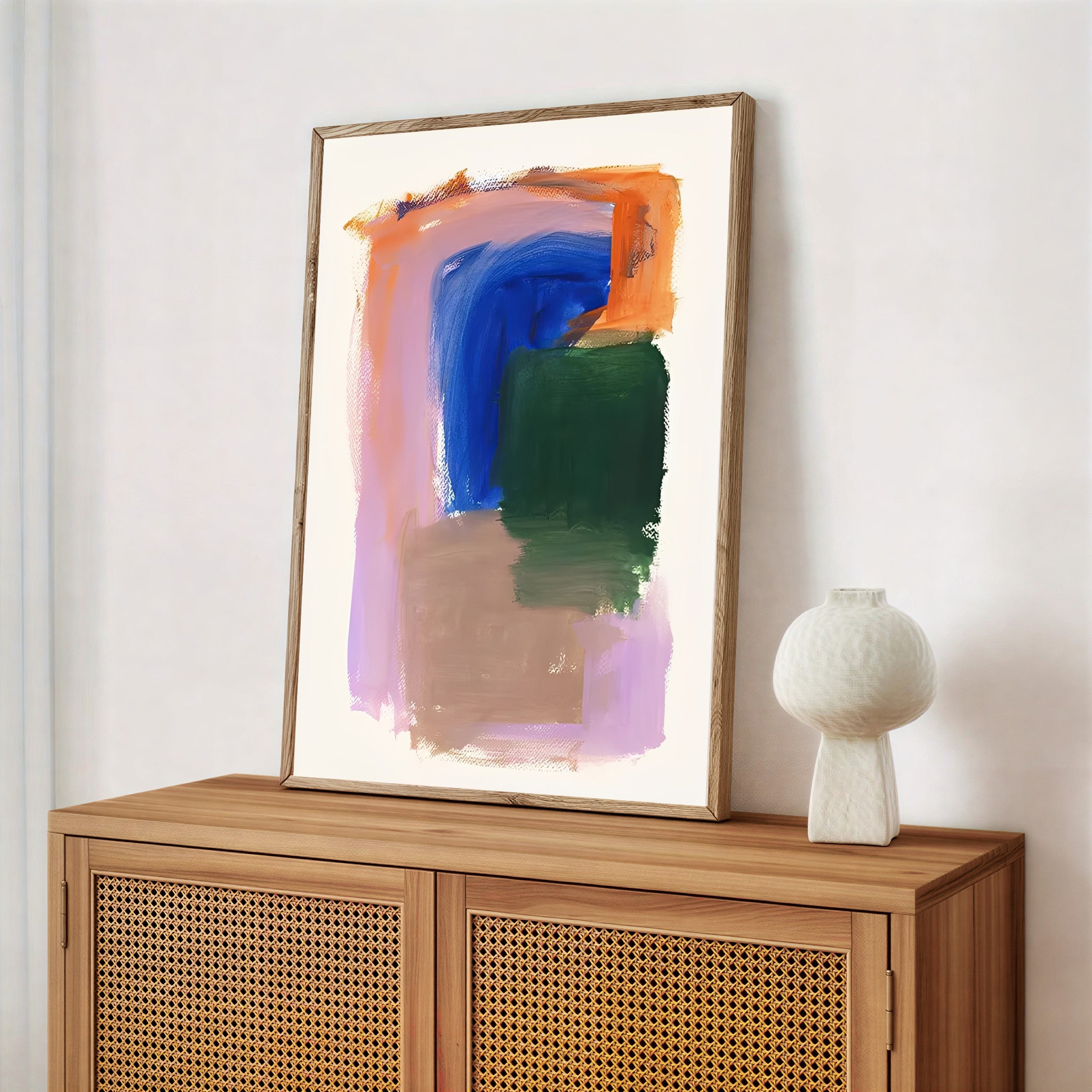 Colorful Modern Abstract Art Print