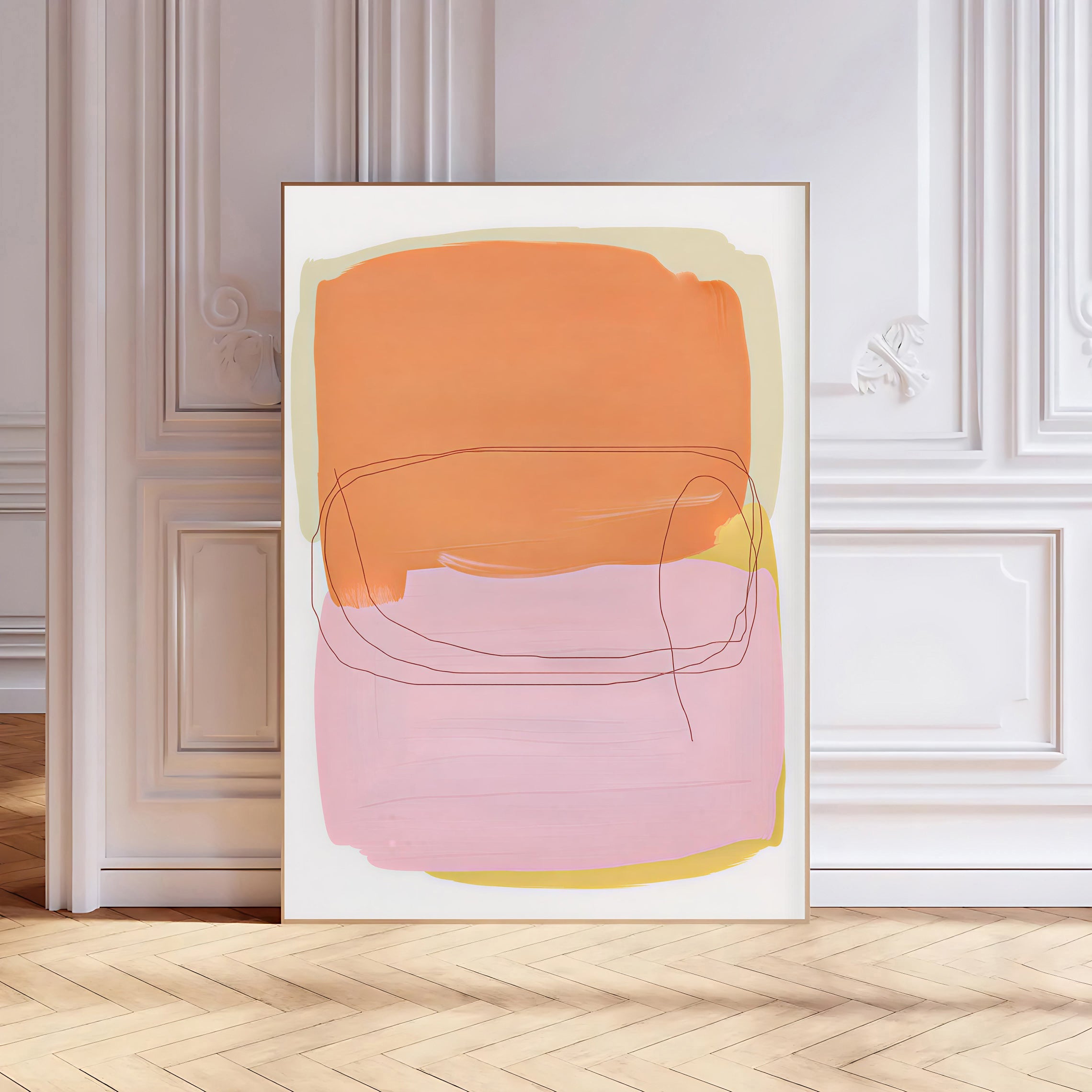 Minimalist abstract wall art print