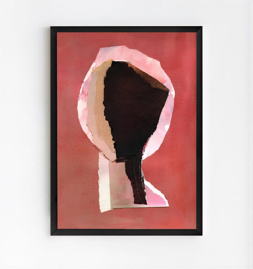 Abstract Collage Wall Art Print