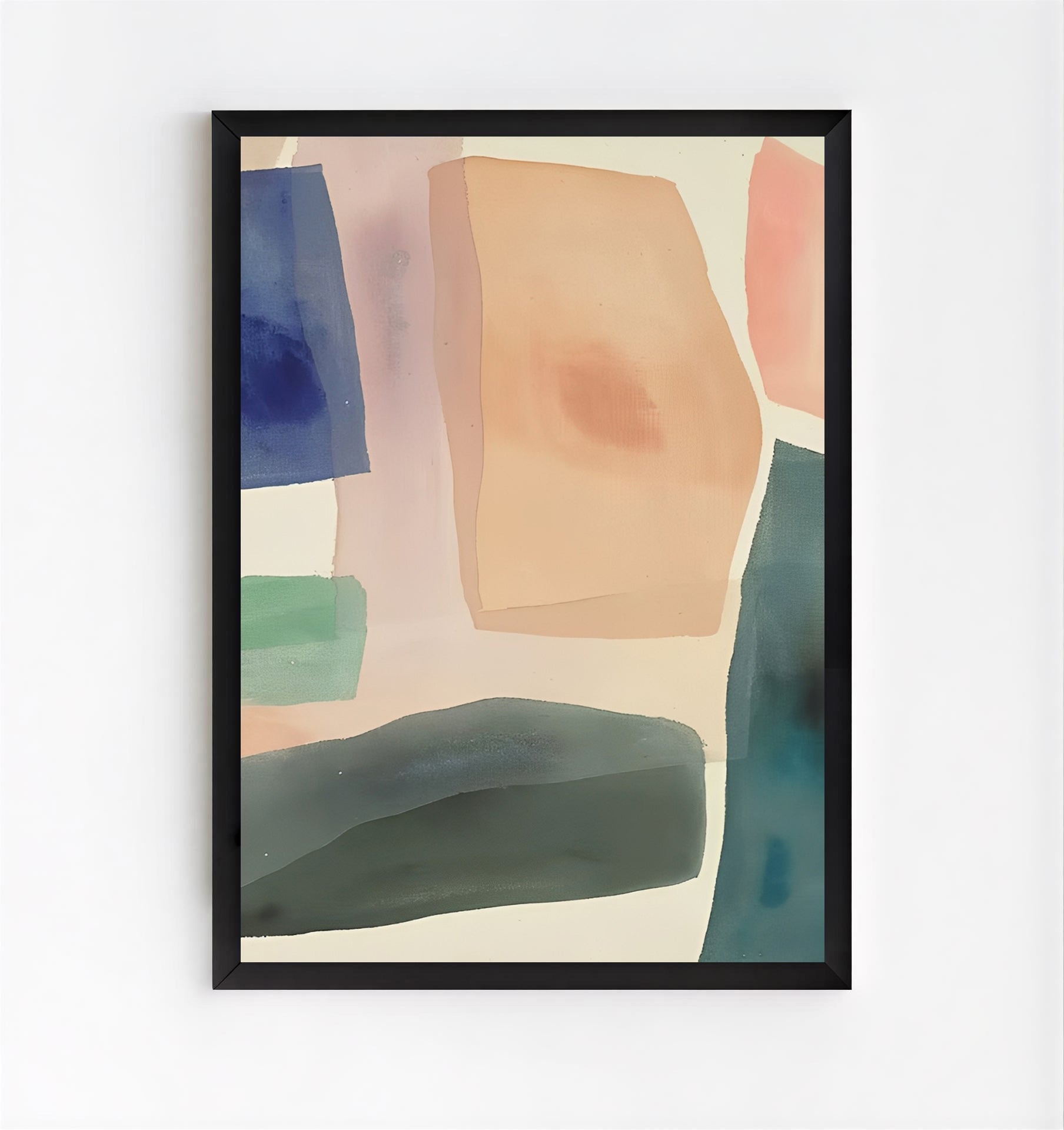 Modern Abstract Pastel Wall Art Print