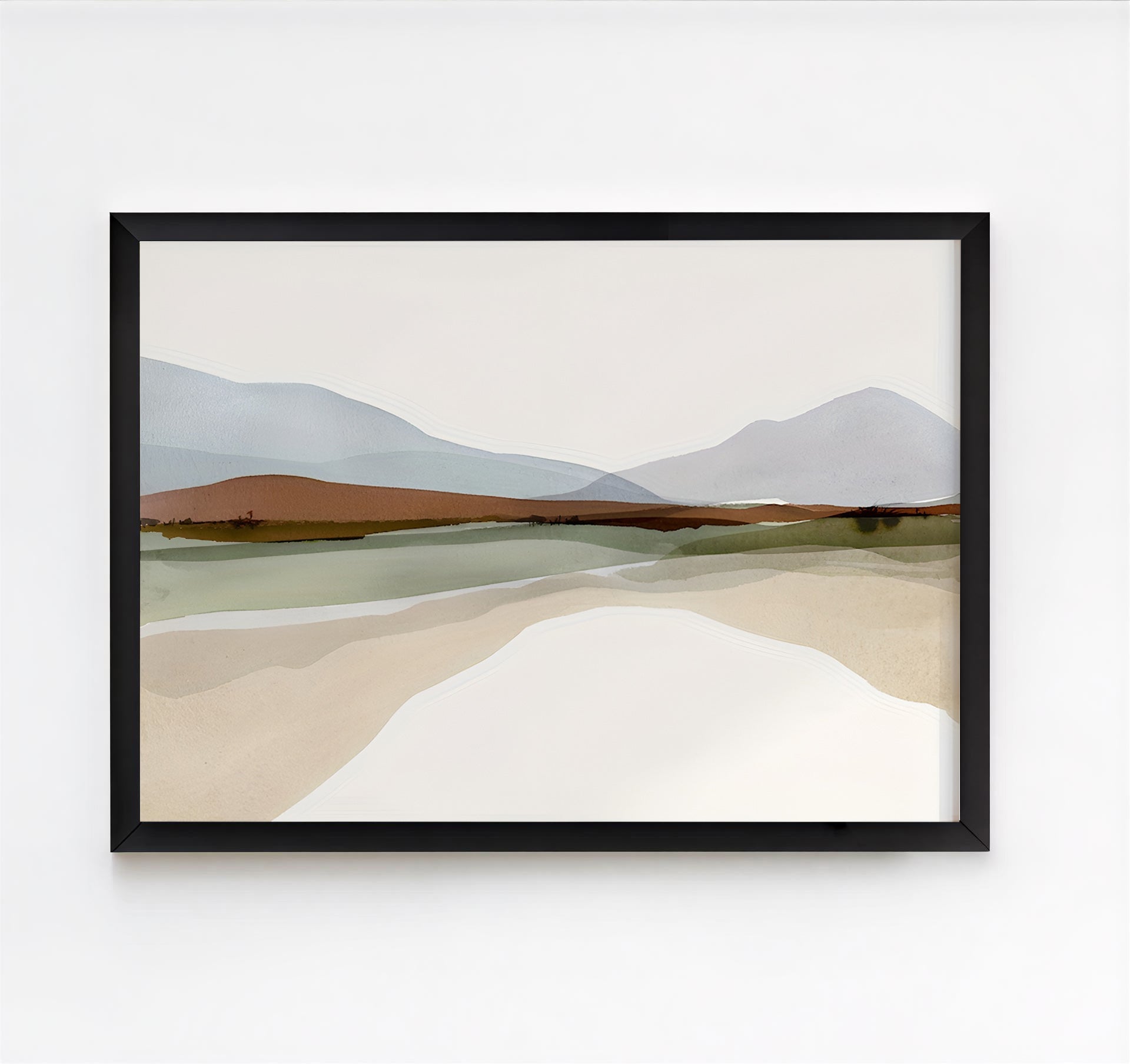 Watercolor Landscape Art Print