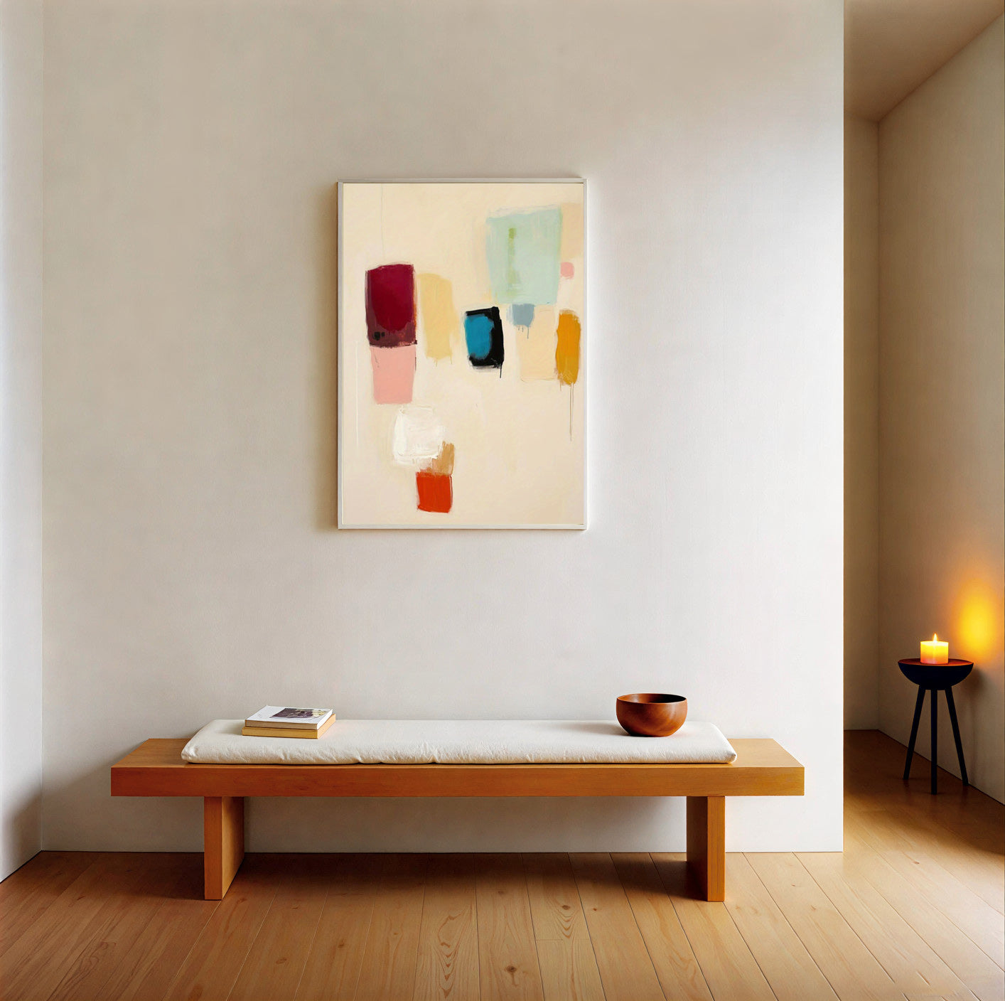 Color Minimalist Abstract Wall Art Print