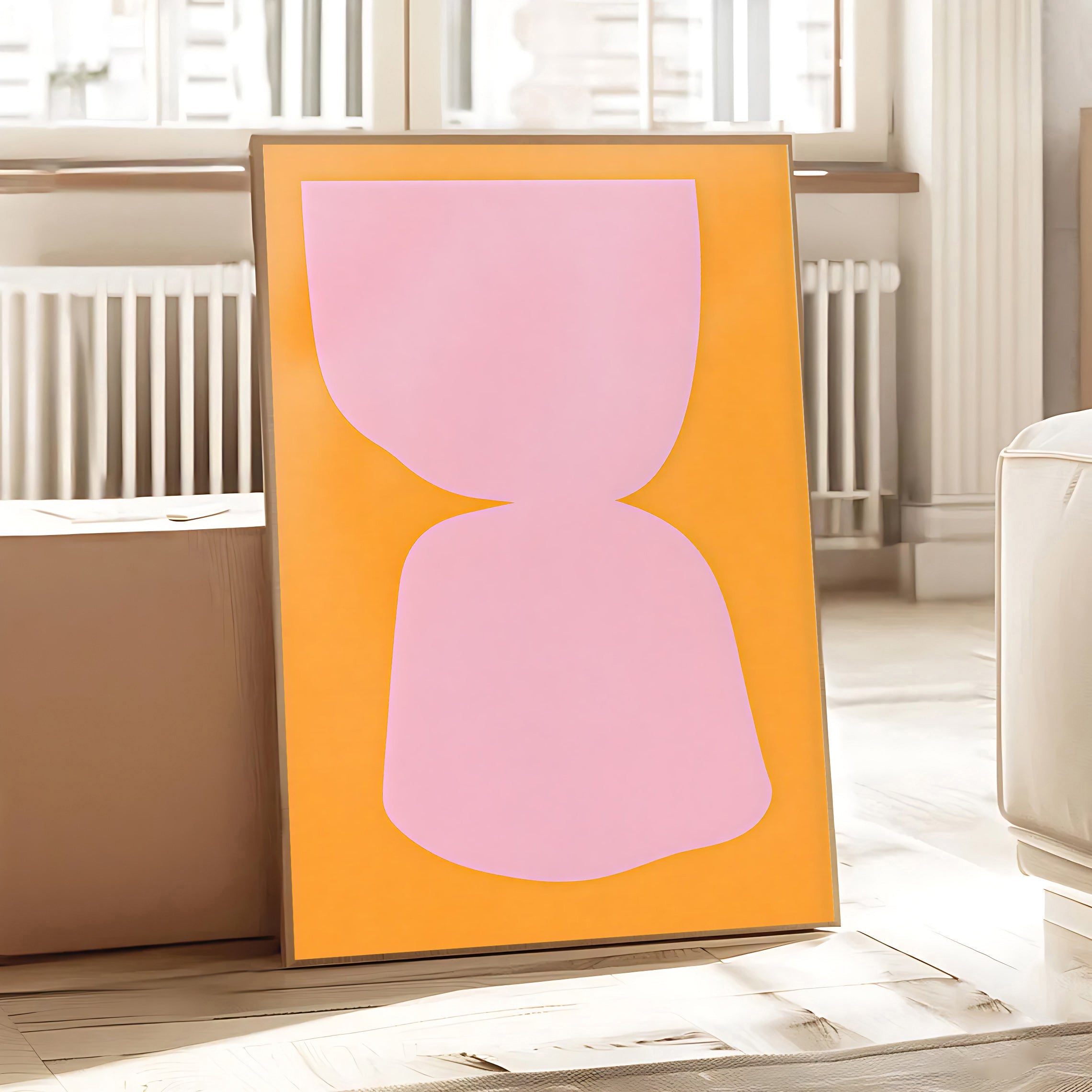 Modern Abstract Pastel Art Poster
