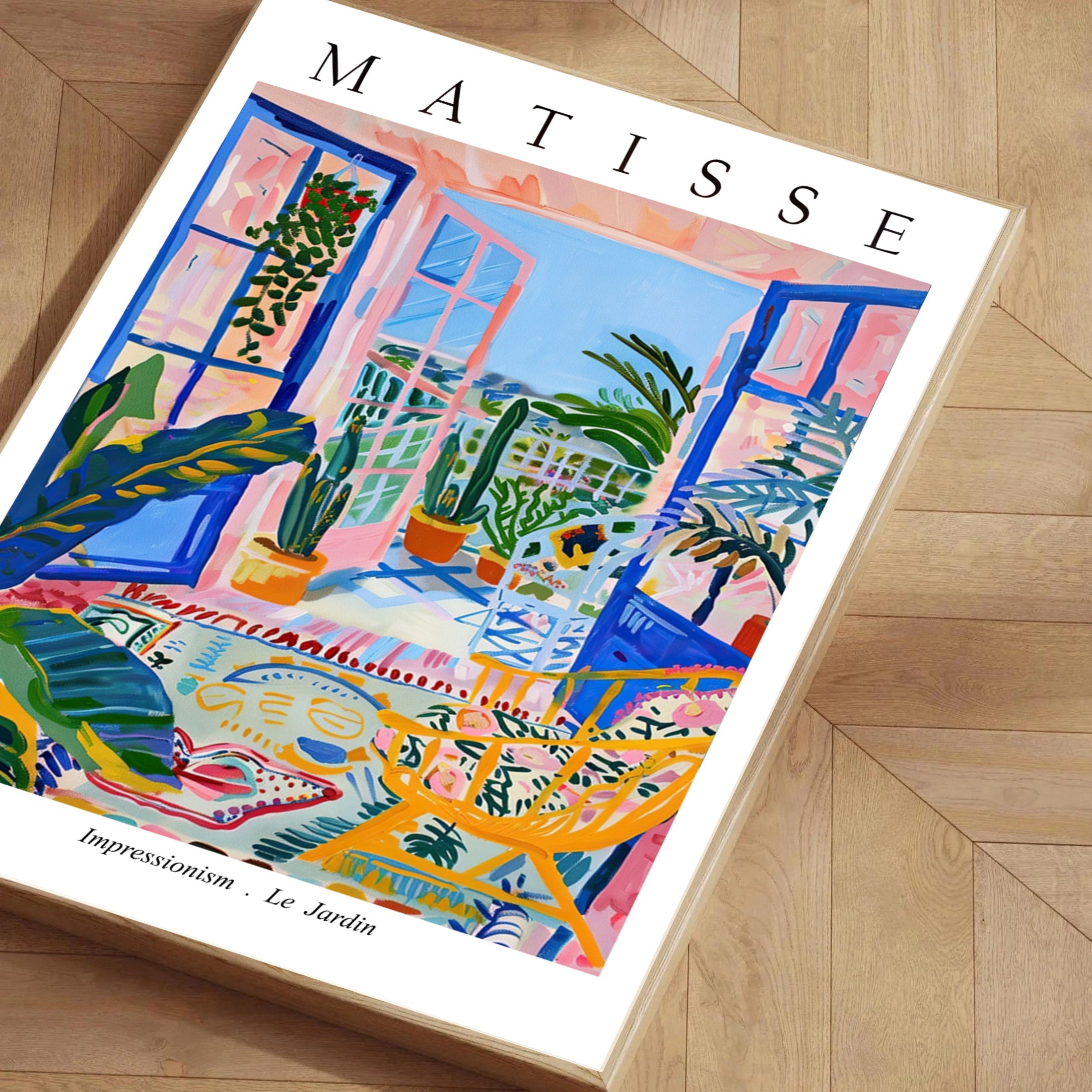 Matisse Le Jardin Exhibition Poster - Colorful Balcony Wall Art