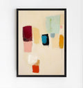 Color Minimalist Abstract Wall Art Print
