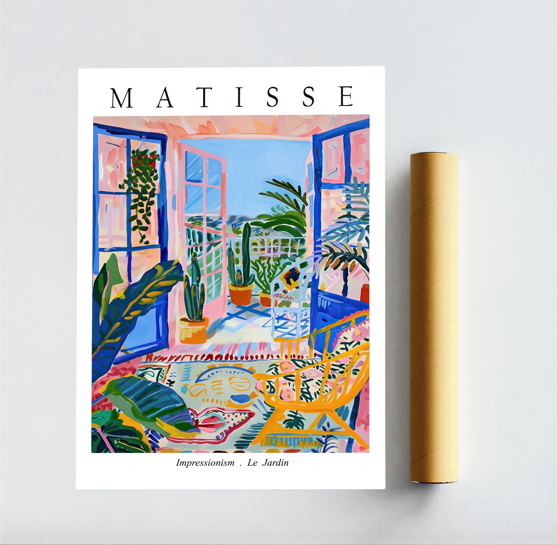 Matisse Le Jardin Exhibition Poster - Colorful Balcony Wall Art