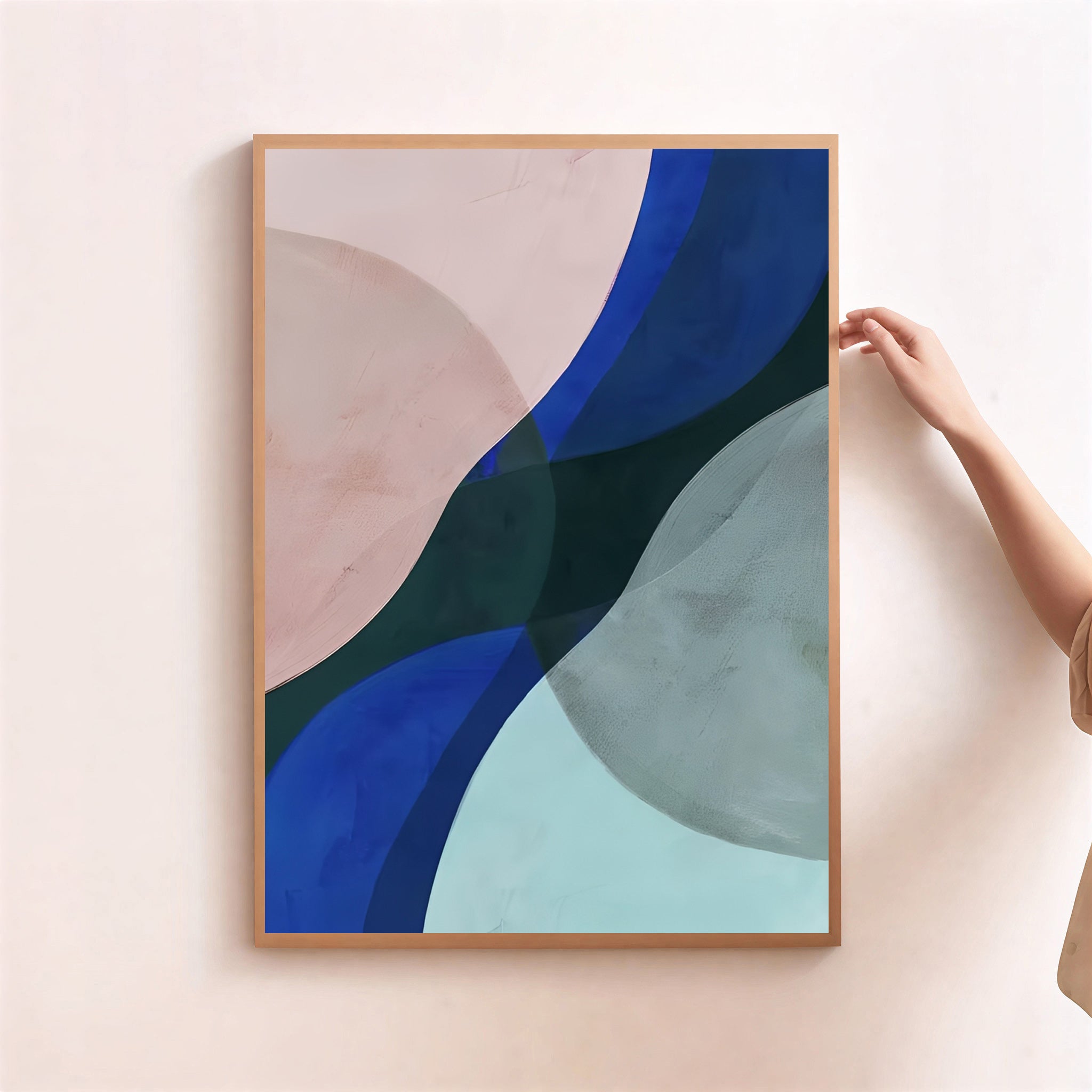Geometric Modern Abstract Wall Art Print