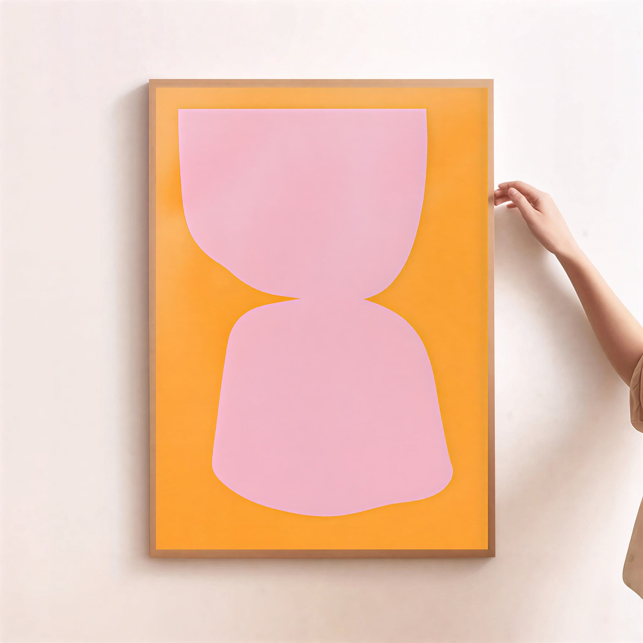 Modern Abstract Pastel Art Poster