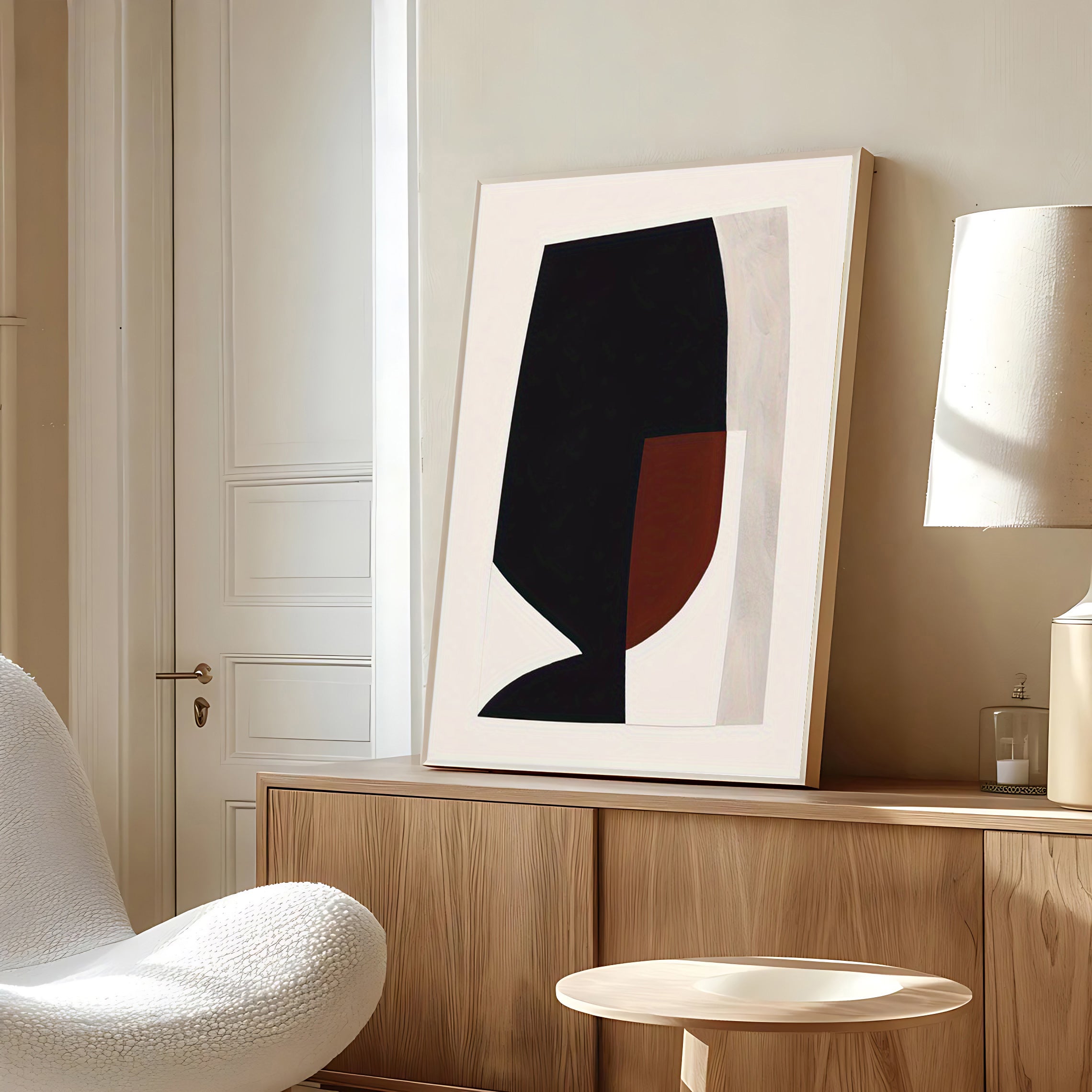 Abstract Geometric Minimalist Art Print