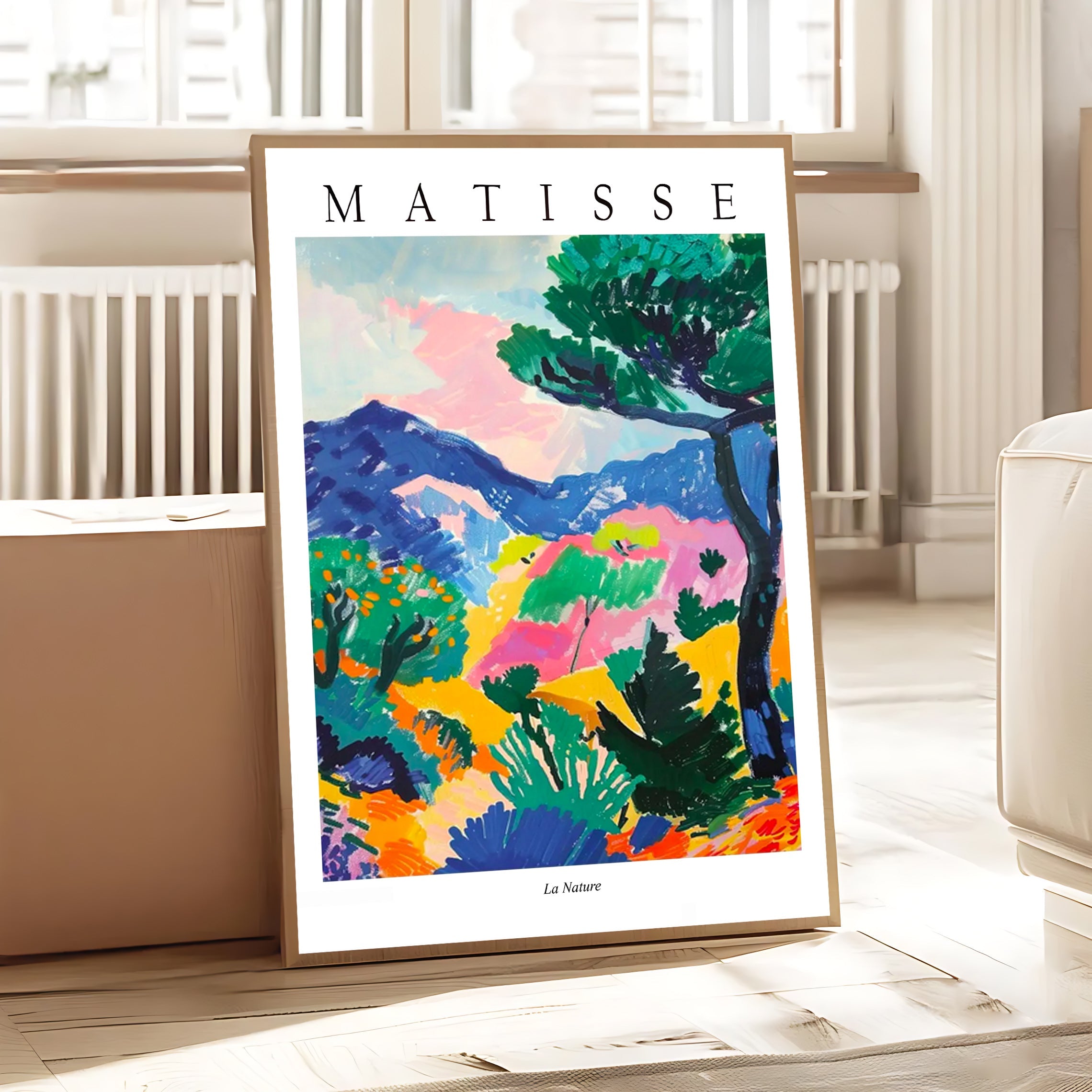 Matisse Inspired Landscape Art Print