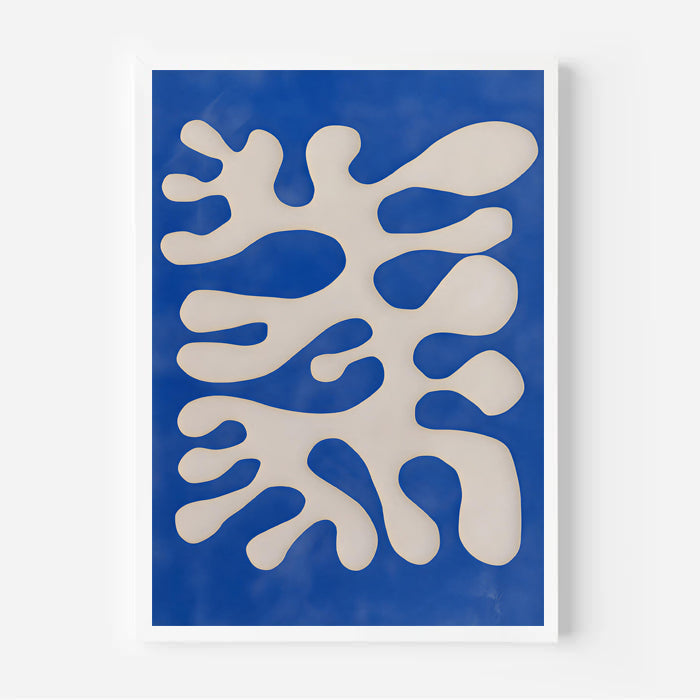 Modern abstract organic wall art print