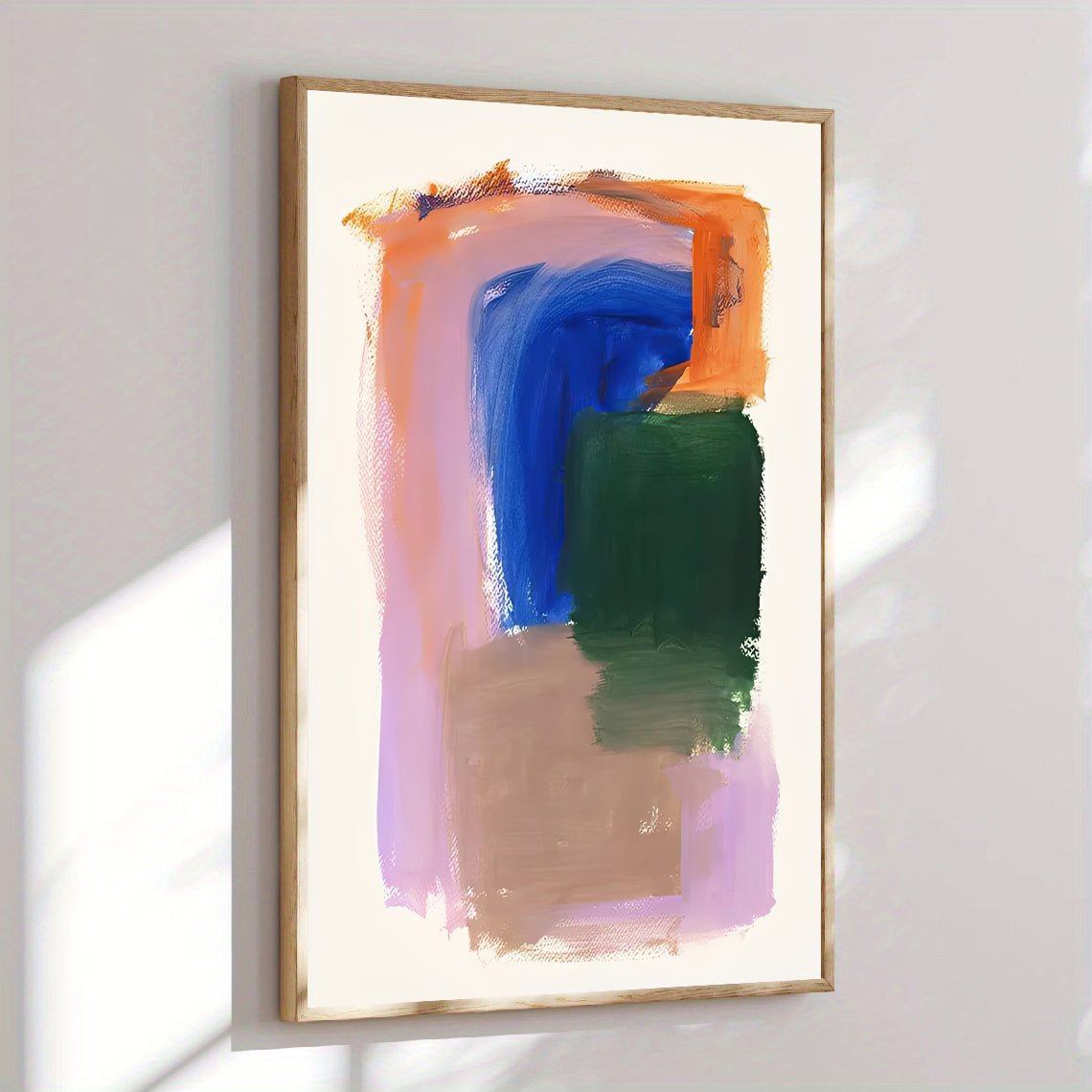 Colorful Modern Abstract Art Print