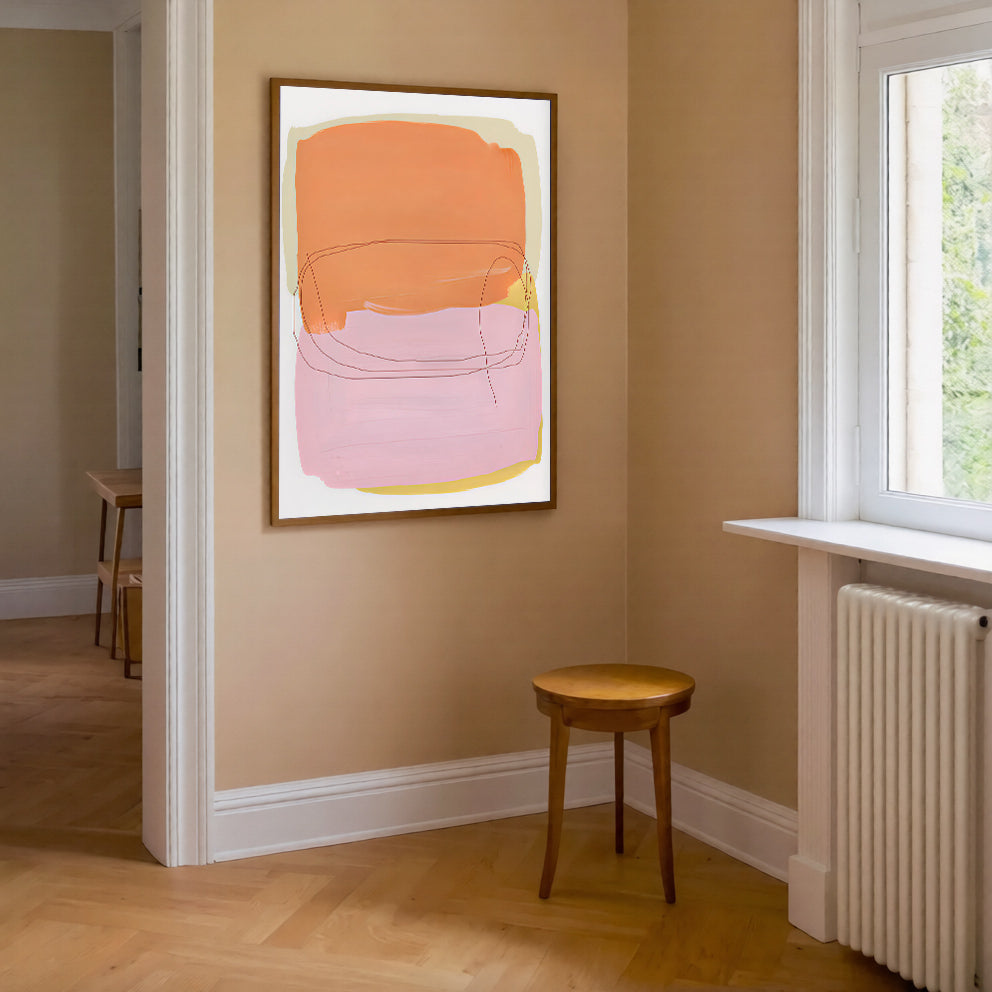 Minimalist abstract wall art print